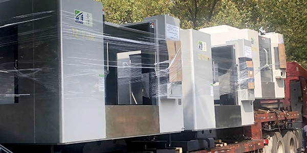 Two TZ-V1160 and one TZ-V855 Machining Center are shipped to the customer's factory