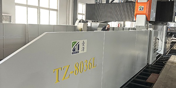 Taize CNC Gantry Machining Center TZ-8036L completed equipment assembly