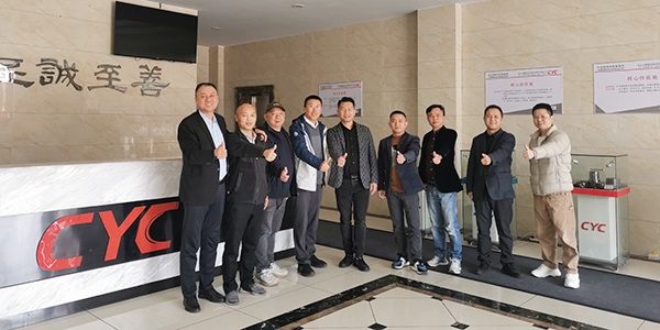 TAIZE CEO and a delegation of 10 industry insiders visited and studied at Kunshan CYC