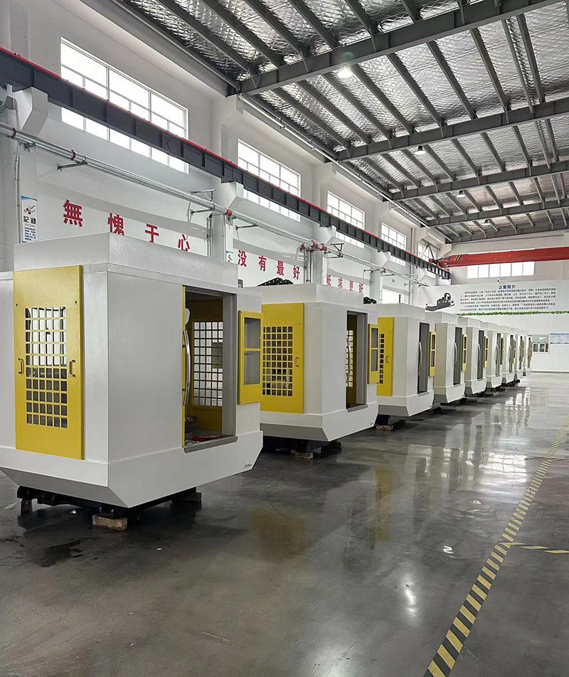 9 CNC drilling and tapping machines