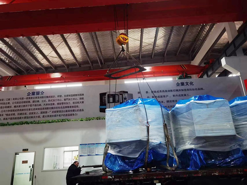 9 drilling and tapping machines were loaded