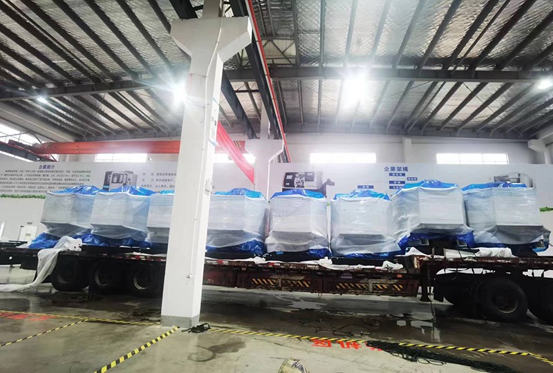9 drilling and tapping machines were loaded